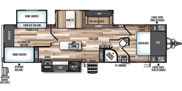 SOLD 2017 Forest River Salem Hemisphere 300BH TT Stk #2139